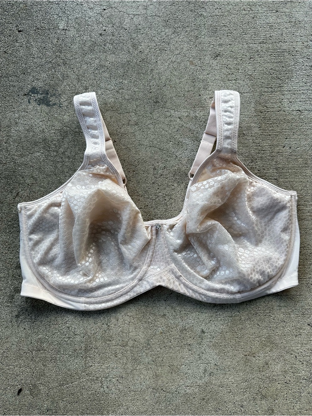 Breezies Underwire Diamond Shimmer Soft Lace Full Coverage Bra
